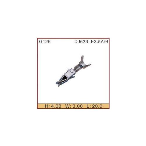 FREE shipping 100 pcs/lots AMP female electrical car wire harness connector crimp terminal DJ623-E3.5A