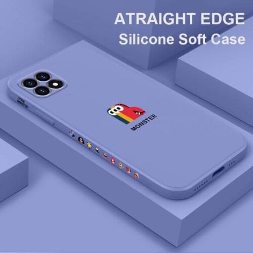 Cases For OPPO Reno 4 SE Cover Original Fashion Liquid Silicone Shockproof Soft Shell Cover Skin Cartoon Phone Case