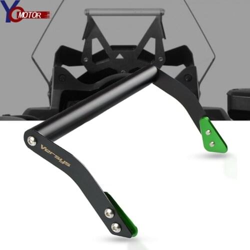 New Motorcycle Mobile Phone Holder For KAWASAKI Versys 650 Versys650 KLE 650 2015 2016 2017 2018 2019 Black Navigation Bracket
