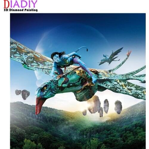 5D Diy "Movie "Avatar Pandora"" Pictures Diamond Painting Cross Stitch full Square Round Diamond Embroidery Mosaic Paint Decor