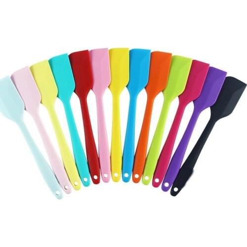 Multicolor Food Grade Non Stick Butter Cooking Silicone Spatula Set Cookie Pastry Scraper Cake Baking Spatula Silicone Spatula