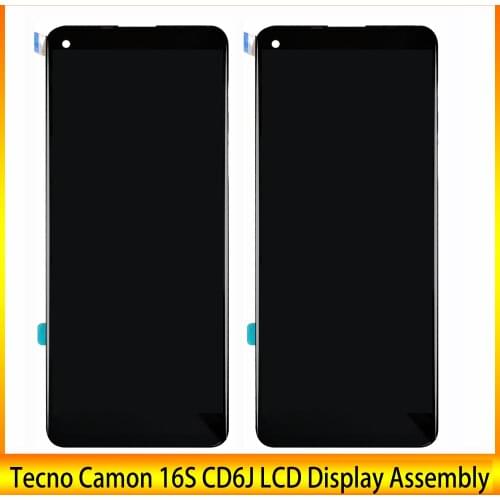 New 6.6inch LCD For Tecno Camon 16S CD6J LCD Display + Touch Screen Digiziter Assembly With Tools