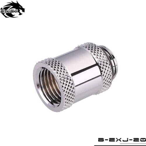 BYKSKI G1/4" Female to Male Thread Straight Docking Seat Tube (Extend 20mm) Cooling Fitting M to F Lengthen 20mm Accessories