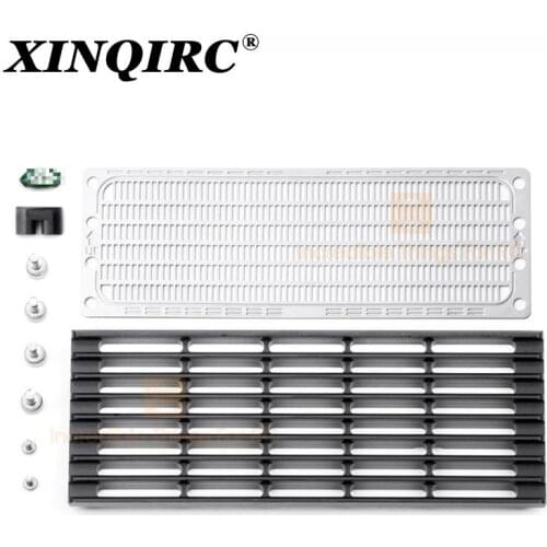 Metal mesh air intake grille water tank fan for 1 / 10 RC tracked vehicle traxxas trx-4 defender trx4 car accessories
