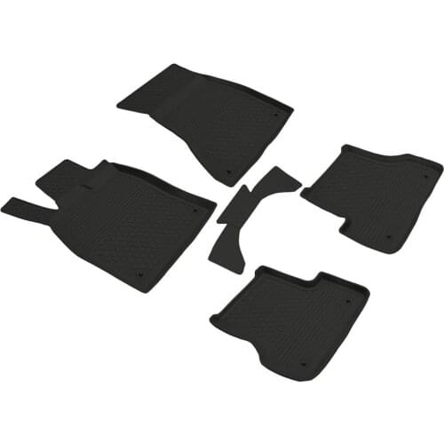 Audi A5 Refref 4D Pool Designed Rubber Car Floor Mat 2007-2015 Black