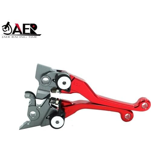 JAER Motorcycle Brake Clutch Lever Dirt bike Pivot Lever For Honda CRF250R CRF450R 2007-2019 CRF250RX CRF450RX Handle Levers