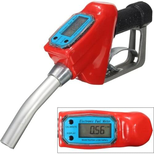 Turbine Flow Meter sensor Flowmeter Flow Indicator Counter Fuel Gauge Flow Device Gasoline Diesel Petrol Oil water Refueling Gun