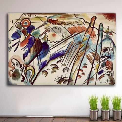 Study for Improvisation 28 Wassily Kandinsky Painting For Living Room Home Decoration Oil Painting On Canvas Wall Painting