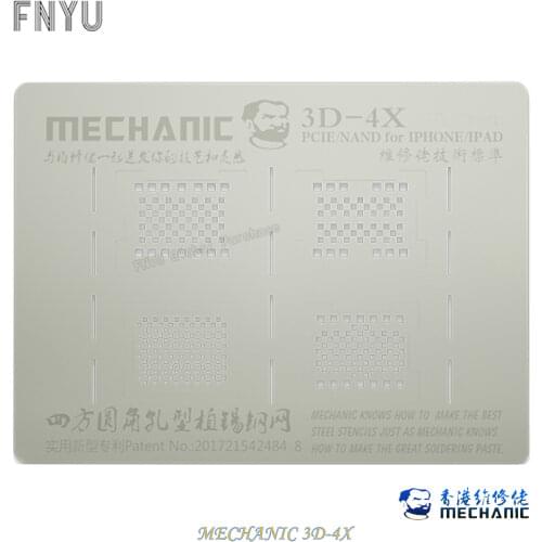 MECHANIC 3D-4X IPhone hard disk tin mesh groove iPad tin mesh for iphone 6S 6SP 7G 7P 8G 8P X XS XS MAX IPAD PRO