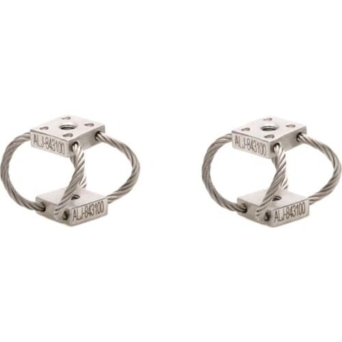 2PCS DIY RC UAV Aerial Photography PTZ Gimbal Steel Wire Rope Shock Absorber ALJ-843100 Damper Anti-vibration Accessories