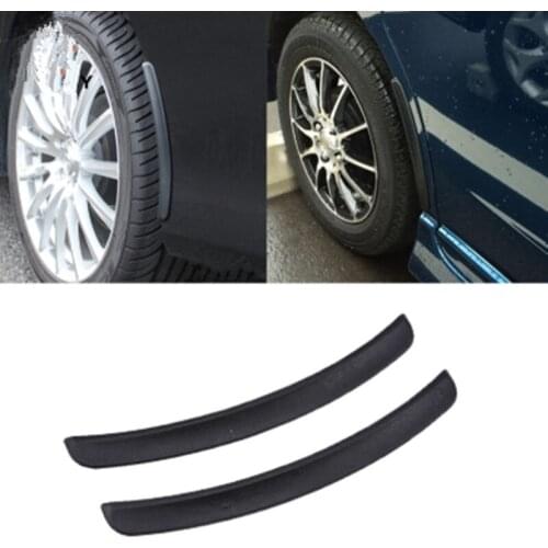 4PCS top racing Off-road fender fender generic soft punch paste exterior soft Wheel eyebrow fender mud guard 4pcs/2set