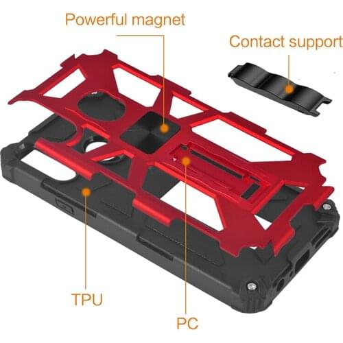 Armor Shockproof Magnetic Ring Bracket Phone Case For Xioami Redmi Note 9S Pro Max Note 8 Pro 9A Hybrid Military Protector Cover