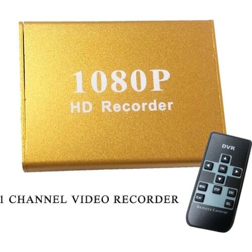 1CH DVR Vehicle Mobile DVR 1channel Video Recorder 1080P HD AHD 2MP TVI Mini DVR Sd Card Mobile Dvr Support Max 128GB Sd Card
