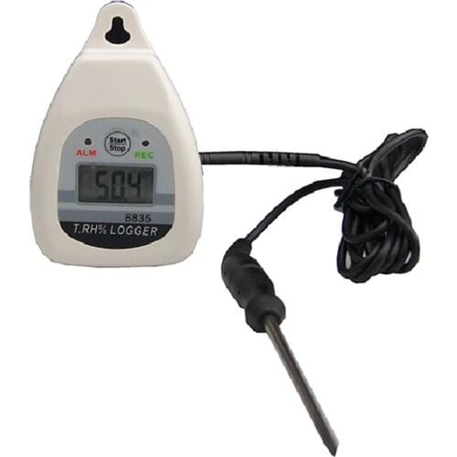 Digital AZ8835S Two Channels Temperature humidity Recorder Dual Temperature RH % Data Logger(With software and data cable)
