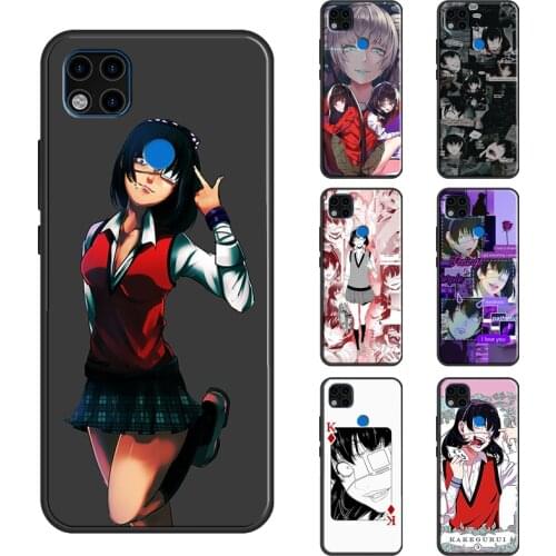 Ikishima Midari Kakegurui Anime Case For Redmi Note 10 Pro 9S 8T Note 8 Pro Note 9 Pro Cover For Redmi 9T 9 9C 9A Shell