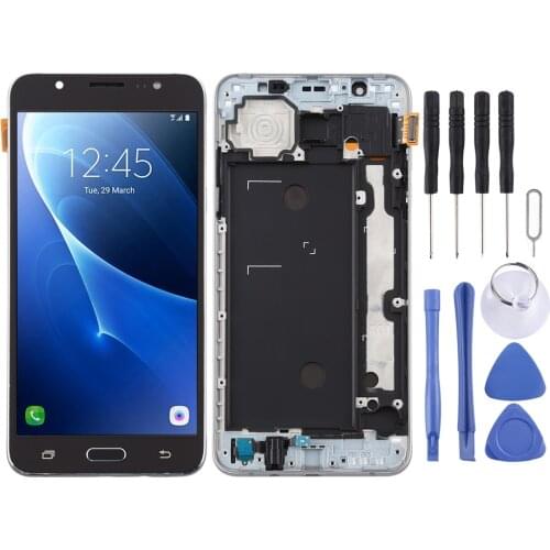 IPartsBuy for Galaxy J7 (2016) / J710F TFT Material LCD Screen and Digitizer Full Assembly with Frame
