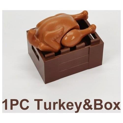 Turkey&Container Box Building Blocks Compatible Major Brand Kids Assembled Toys 30150 Early Learning MOC Handmade Design