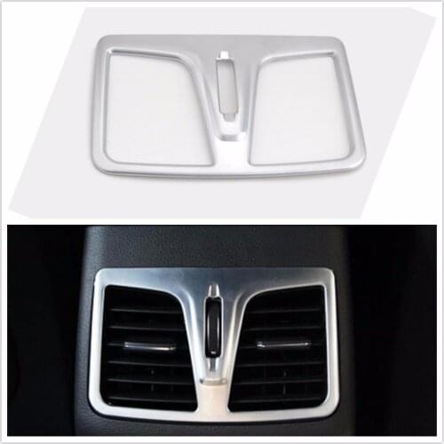 BBQ@FUKA ABS Car Interior Rear Air Condition Vent Outlet Cover Trim Sticker Fit For Hyundai Sonata 9Th (LF) 2015 Car decal