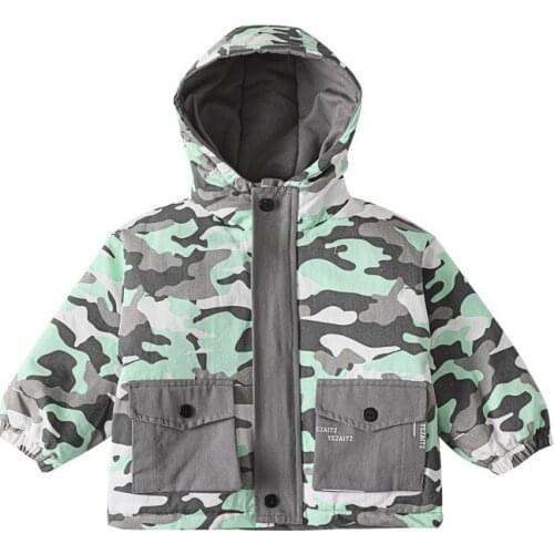 New Autumn Winter Baby Boys Girls Clothes Children Sports Thicken Cotton Hooded Jacket Toddler Fashion Costume Kids Sportswear