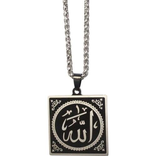 Zkd islam Muslim Allah stainless steel pendant necklace