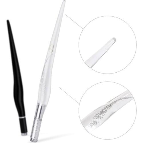 5set Permanent Makeup Accesories Professional Manual Tattoo Pen With 2 Ink Cups Portable Microblading Hand Tool Tattoo Supplies