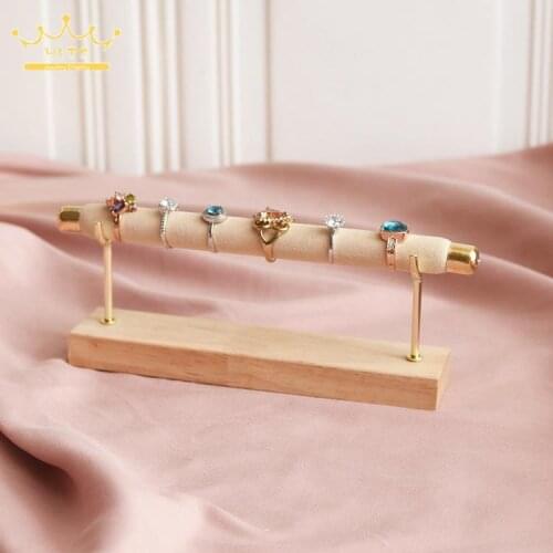 2Pcs Jewelry Display Stand Store The Display Rack Multi-Functional Jewelry Organizer Ring Display Rack