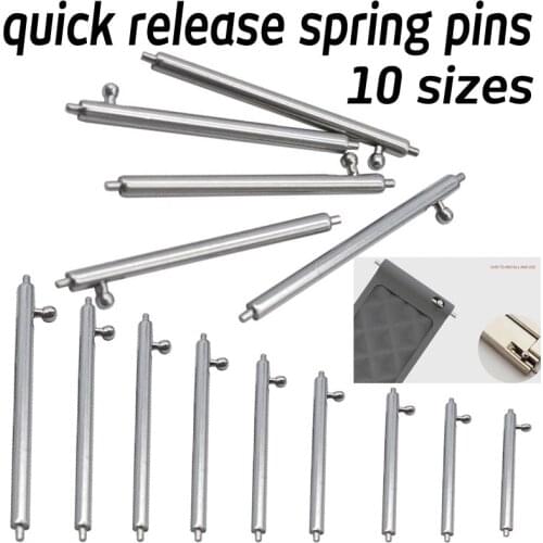 Watch Strap Quick Release Spring Pins Watch Repair Tool Watchband Stainless Steel Connect Bar 14 15 16 17 18 19 20 21 22 24mm