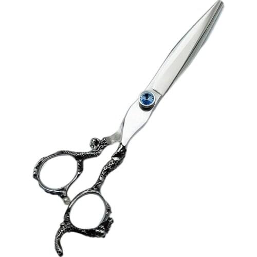 7 Inch Japan Stainless Steel 440c Salon Pet Hairdressing Hair Cutting Scissors Dog Grooming Shears