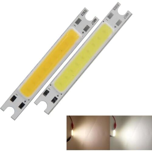 Big promotion 48mm*7mm 3W DC 9V 2900-3100k LED COB Strip Bulb Lamp Flip chip High lumen Light Source Module COB for Wall Lamp