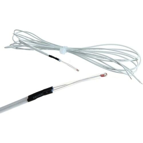 4pcs Anet 1.1m NTC 3950 thermistor 100k cable Temperature Sensor RepRap Extruder for 3D Printer Mend Hot bed thermistor 1