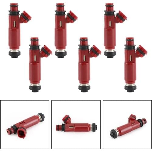 Areyourshop 6PCS Fuel injectors fit For Mitsubish Montero 3.5L 2001 2002 1955003970 MD357267 Car Auto Parts