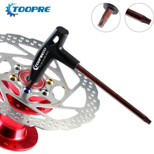 Bicycle Brake Disc Wrench Alloy MTB Mountain Bike Disc Brake Pad Rotors Instal tool Torx Head Screw driver Bicycle Repair Tools