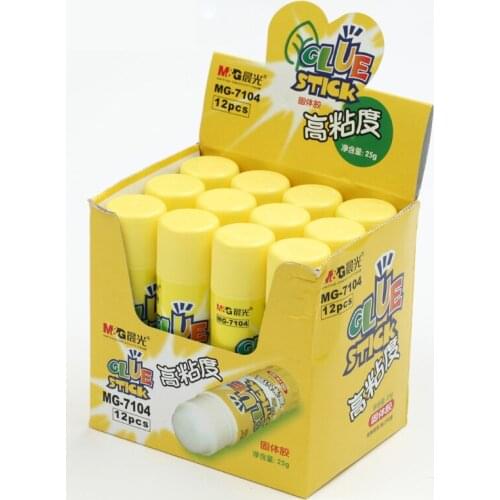 M&G 3pcs solid glue stick, 25g solid paste office glue, environmental protection non-toxic