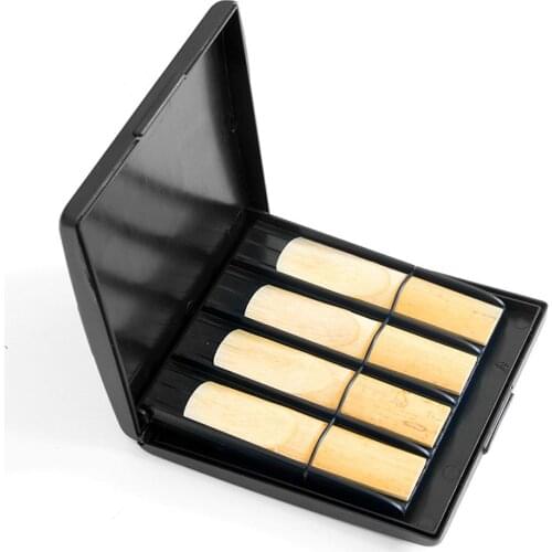 High Quality Sax Saxophone Clarinet Oboe Reeds ABS Case Storage Box Waterproof Wear Resistant General For 8 Reeds