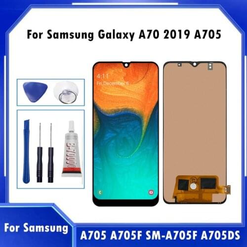 High Qaulity LCD For Samsung Galaxy A70 2019 A705 A705F SM-A705F A705DS LCD Display Touch Screen Digitizer Assembly Replacement