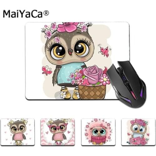 Maiyaca High Quality for girls Cute cartoon Owl High Speed New Mousepad Top Selling Wholesale Gaming Pad mouse