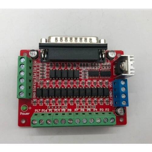 CNC high speed interface board parallel port DB25 photoelectric isolation high speed optocoupler 6N137
