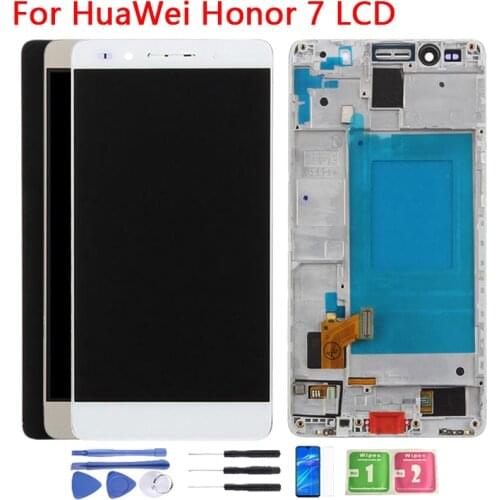 For HuaWei Honor 7 LCD Touch Screen With Frame 5.2 Inch PLK-TL01 PLK-L01 PLK-UL00 PLK-AL10 LCD Display Digitizer Assembly