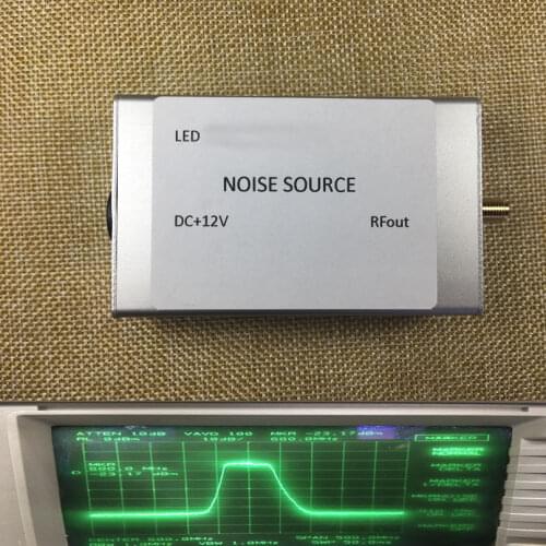1MHz-3.5 GHz Noise Signal Generator Noise Source Simple Spectrum Tracking Source interference dc 12v for Standing wave bridge