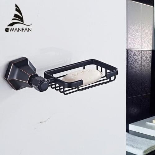 2018 Soap Dishes Brass Chrome Finish Soap Basket Wall Mounted Shower Soap Dish Holder Bathroom Accessories Bath Hardware 93006