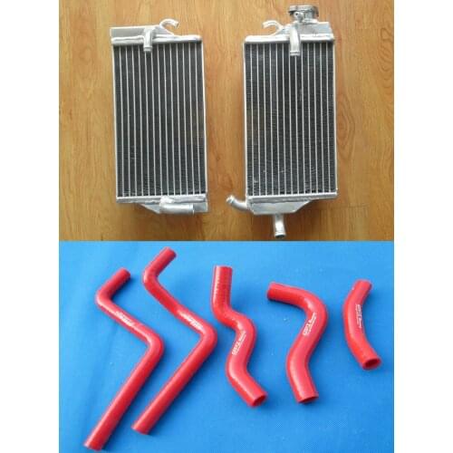 Aluminum Radiato+silicone hose FOR HONDA CR125R CR125 CR-125R 2002 CR 125 R 02 KIT