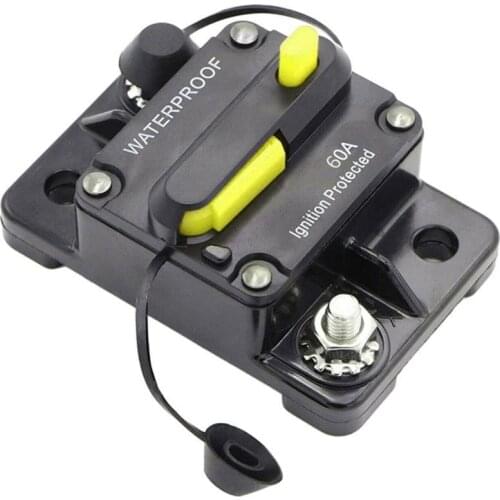 30A 40A 50A 60A 70A 80A 100A 150A 200A 250A 300A AMP Circuit Breaker Fuse Reset 12-48V DC Car Boat Auto Waterproof Fuse Switch