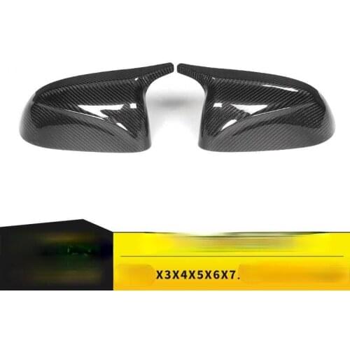 For BMW X3X4X5X6X7 Series G01G02G05G06G07 Modified M Horn Carbon Fiber Rearview Mirror Housing