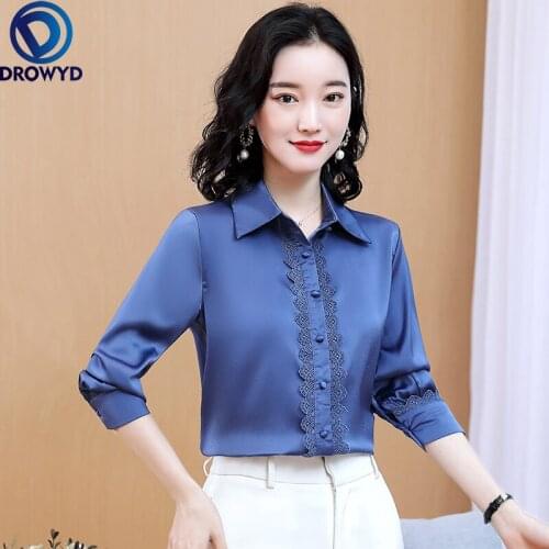 Кружевные блузки DROWYD China At AliExpress