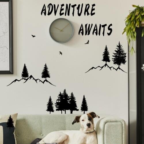 Creative Wall Sticker Tree Kids Room Boy Girl Bedroom Decor Living Room Sofa Backdrop Wall Decal Home Office Decor Art Wallpaper