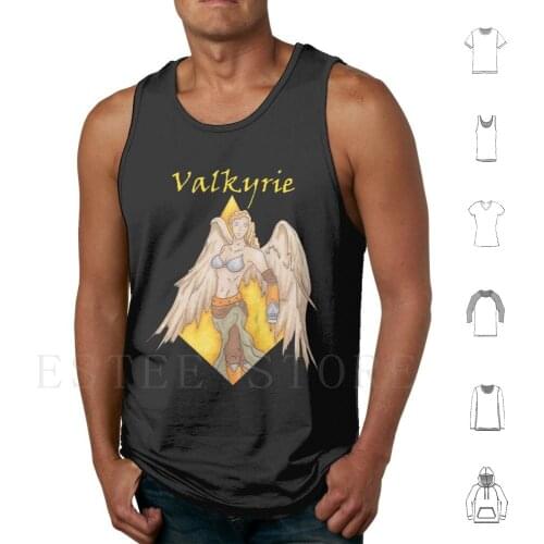 Valkyrie Tank Tops Vest Angel Valkyrie Magic Winged Viking Wheeler Designs Fantasy Mythical Fairytale Norse