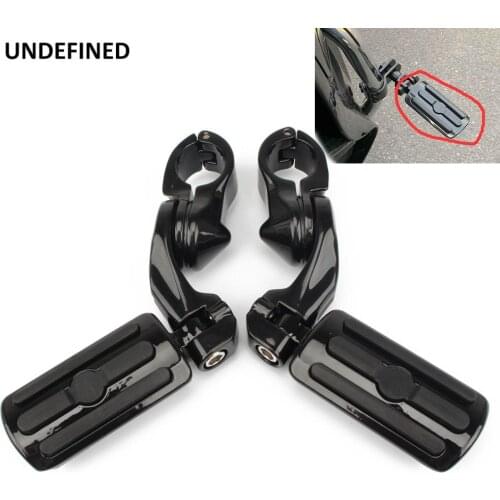 Motorcycle Foot Pegs Streamliner Adjustable Highway Peg Mount 1 1/4" 32mm Engine Guard for Harley Sportster Dyna Softail V-Rod