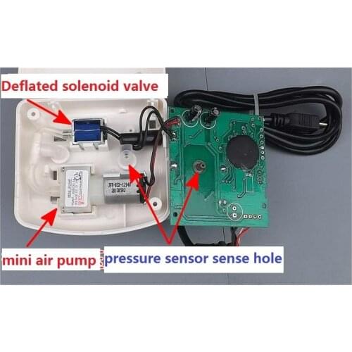 DIY Electronic Blood Pressure Monitor Kit / Miniature Inflatable Pump / Drain Valve / Capacitive Pressure Sensor