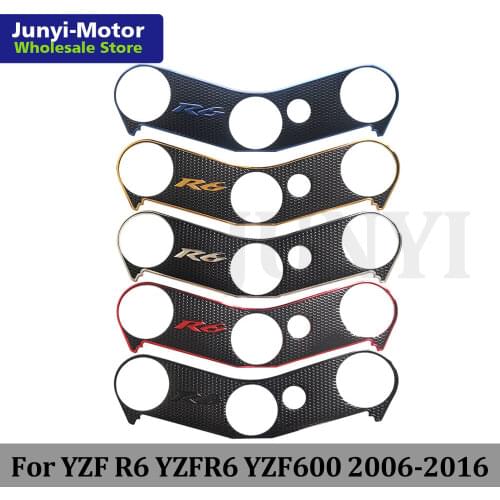 Motorcycle Top Triple Clamp Yoke Sticker For Yamaha YZF R6 YZFR6 YZF600 2006 2007 2008 2009 2010 2011 2012 2013 2014 2015 2016