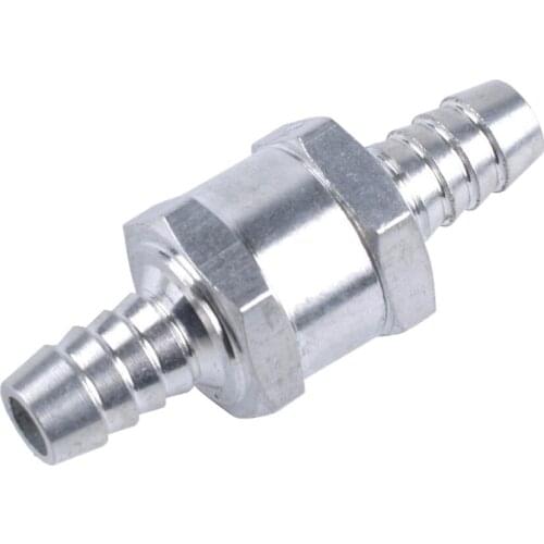 1/2" Aluminium Fuel Line One Way Non Return Check Valve Petrol Diesel Oil